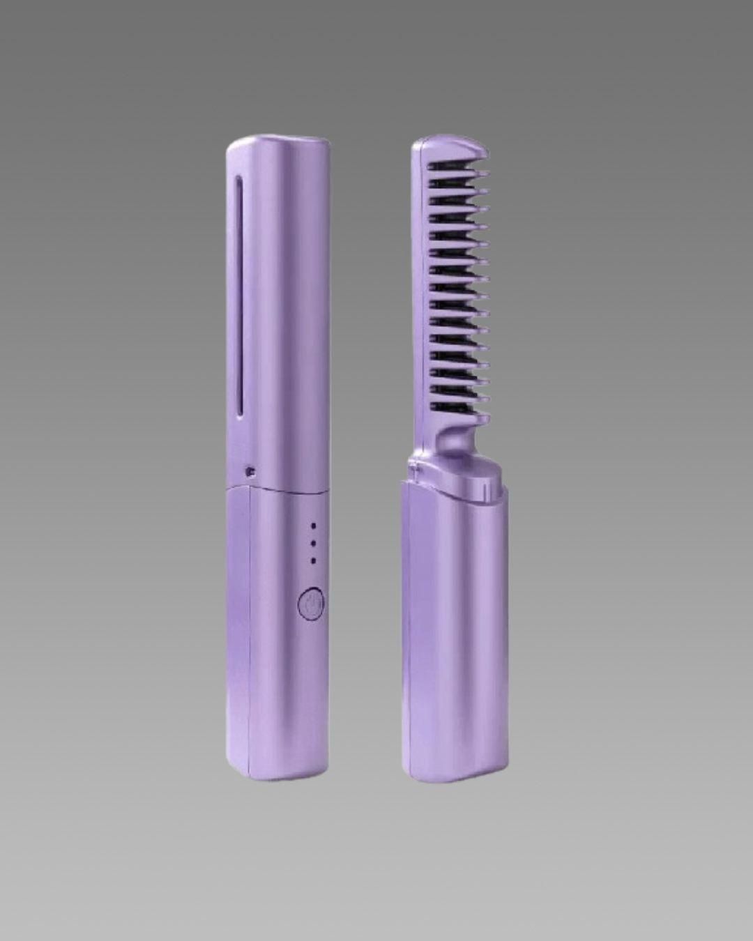 Mini Adjustable Hair Straightener Hot Comb